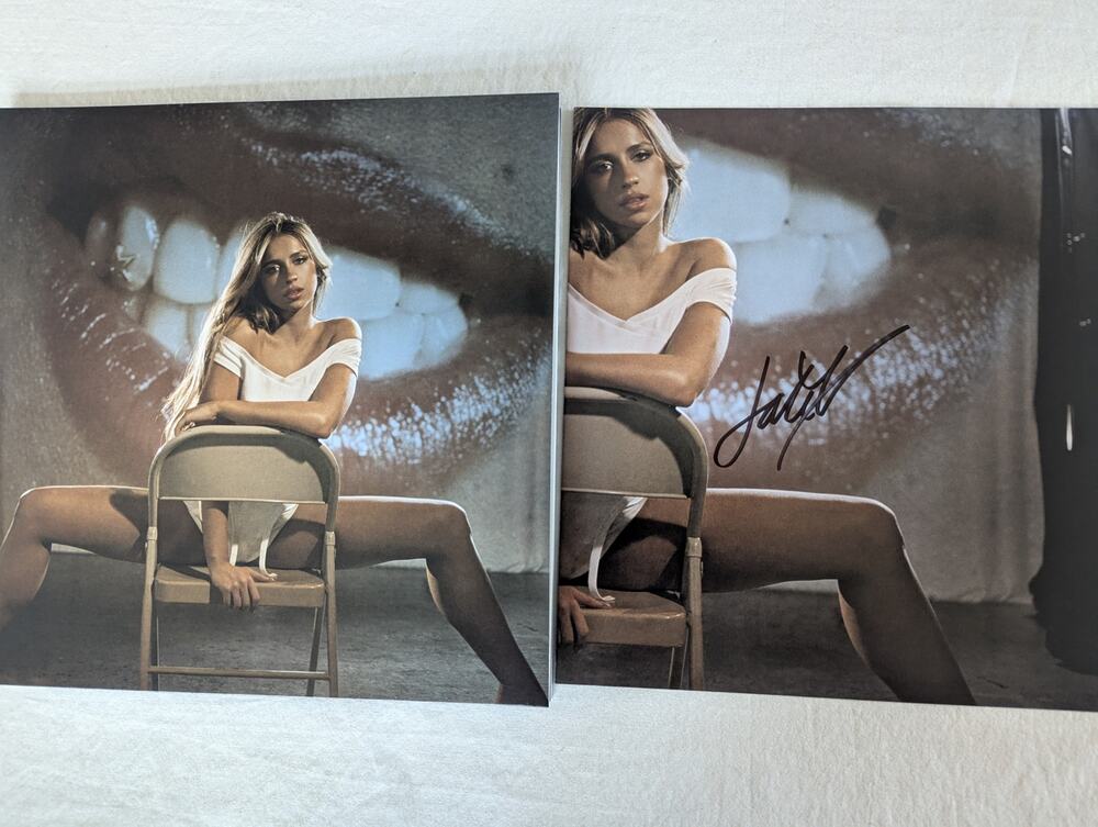 Tate McRae So Close To What Alternate Cover Mardi Gras Vinyl LP + SIGNED Poster